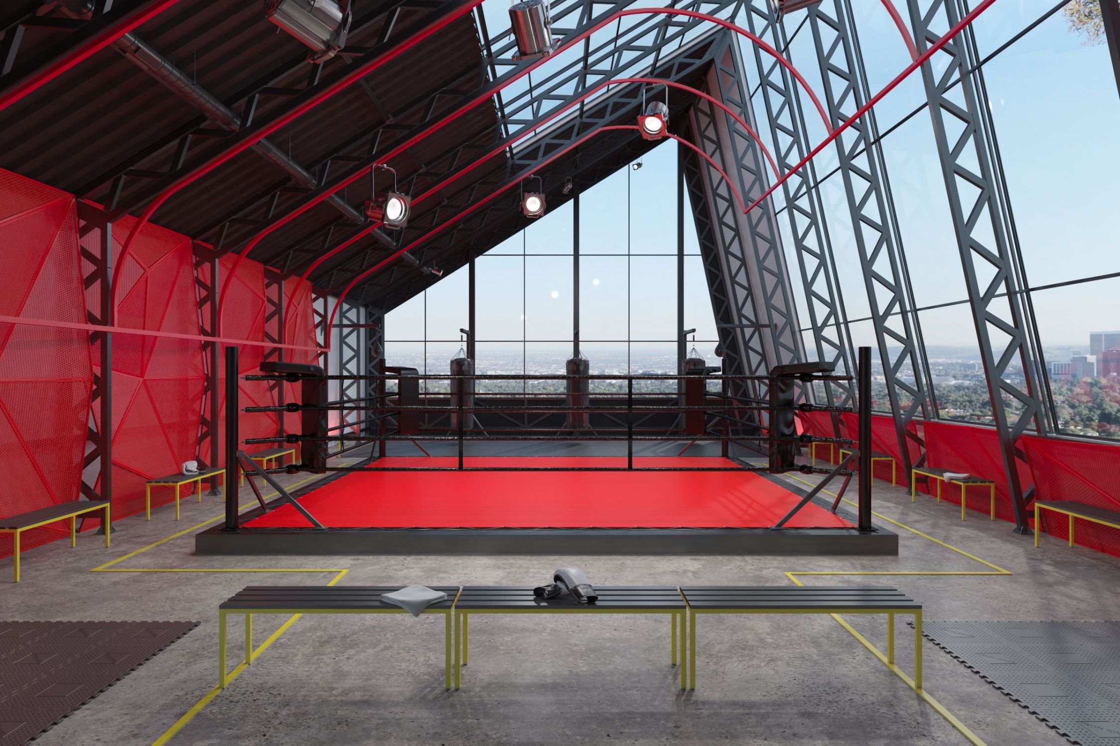 Проєкти - Комерційні Обєкти - Red Gym - Фото 1