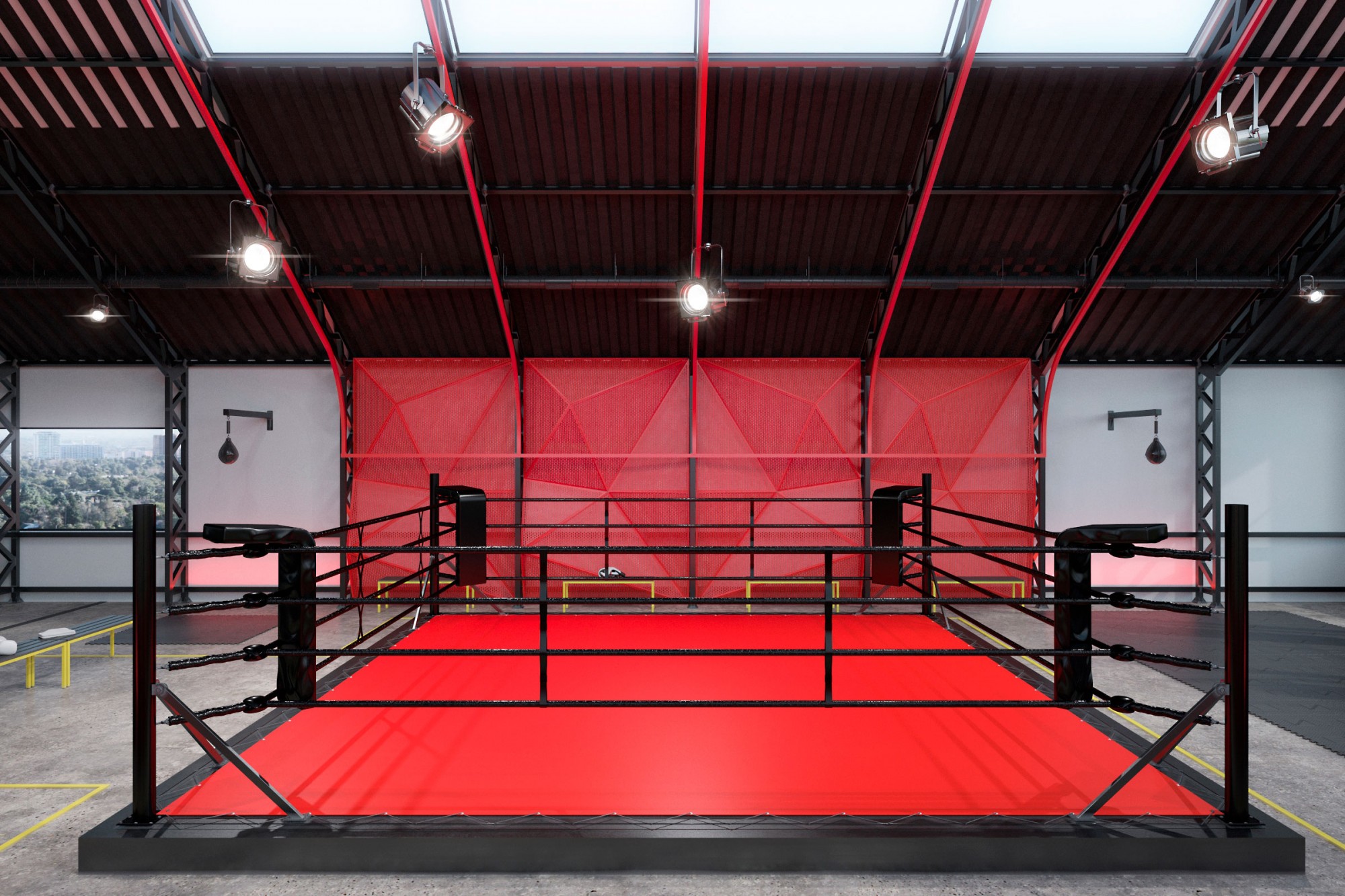 Проєкти - Комерційні Обєкти - Red Gym - Фото 3