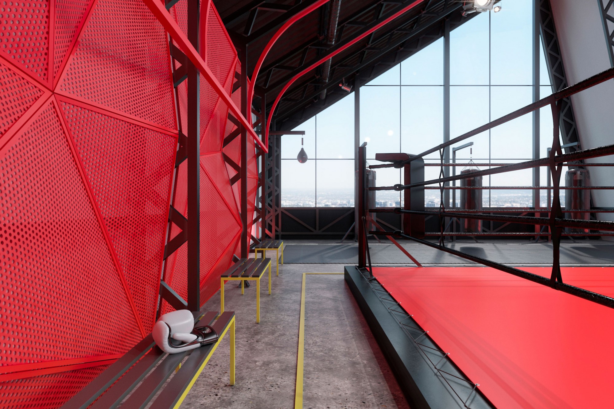 Проєкти - Комерційні Обєкти - Red Gym - Фото 4
