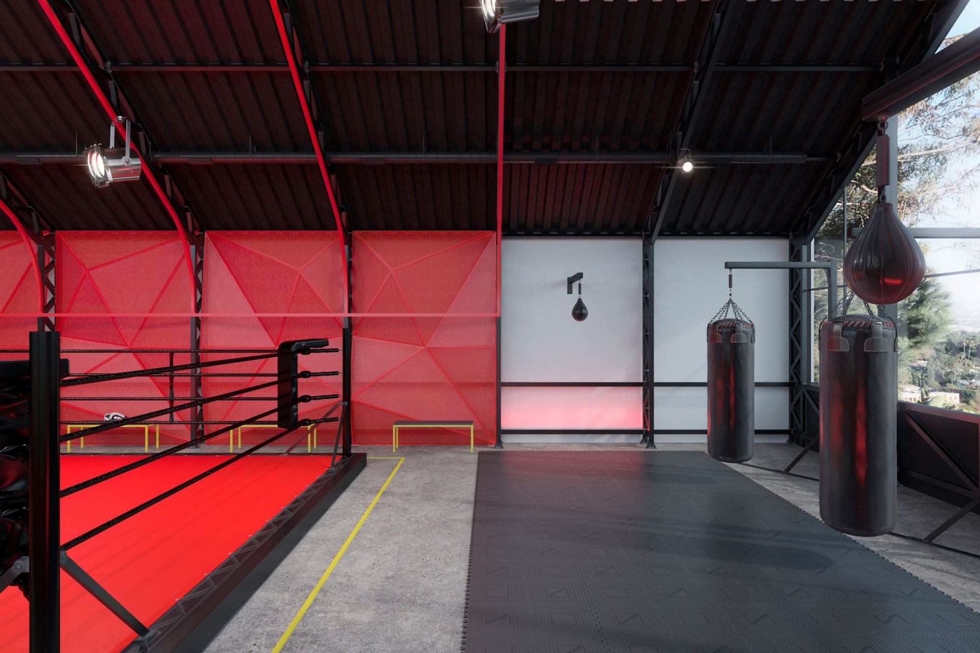Проєкти - Комерційні Обєкти - Red Gym - Фото 5