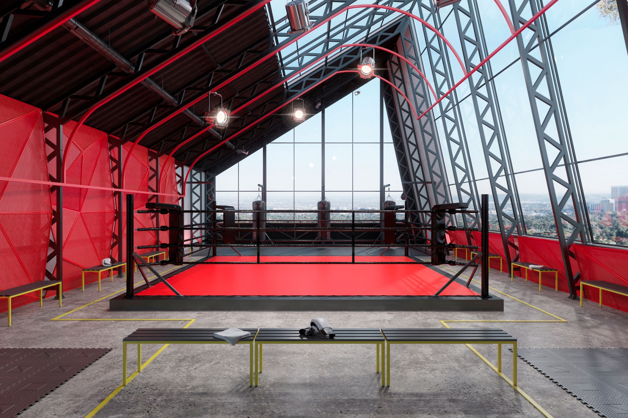 Проєкти - Комерційні Обєкти - Red Gym - Фото 6